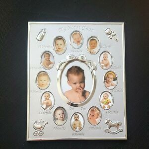 Metal Frame My First Year  9.5"×11.5"